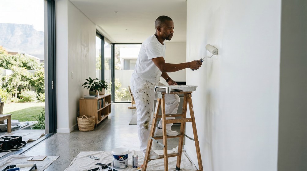 Interior repaint in a Sun Valley home